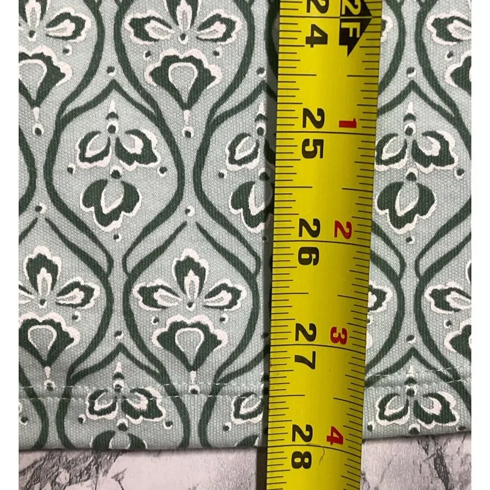 Style & Co Plus 3X Minty Turquoise Elbow Sleeve Tee Shirt 60% Cotton 40% Polyest - Picture 4 of 9